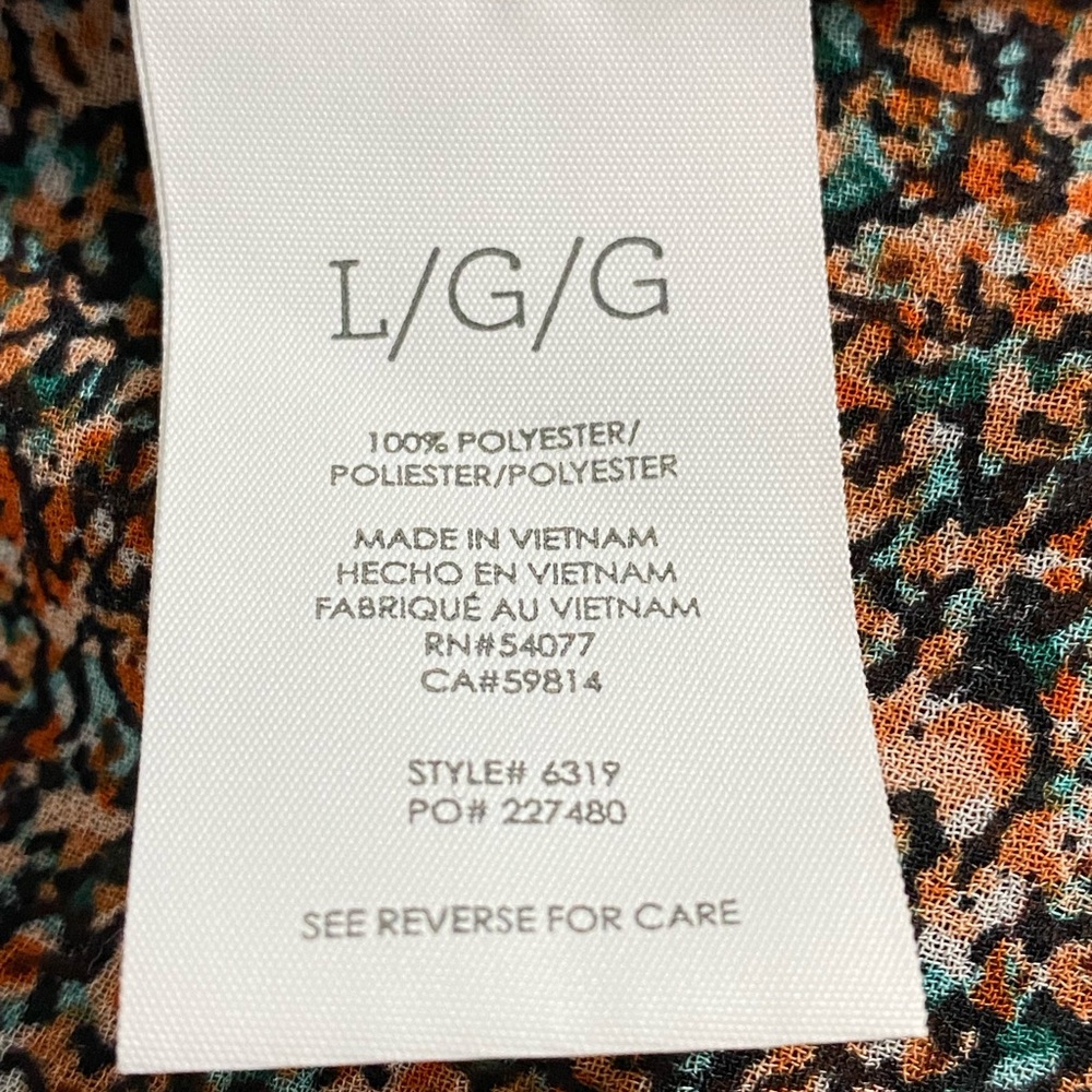 Cabi 6319 Tux Ruffle Top Spring 2023 Large Euc - image 7